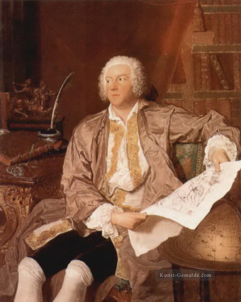 Porträt von Carl Gustaf Tessin Francois Boucher Ölgemälde